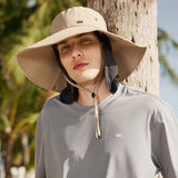 Unisex Wide Brim Bucket Hat Sun Protection Fishing Cap UPF 50+