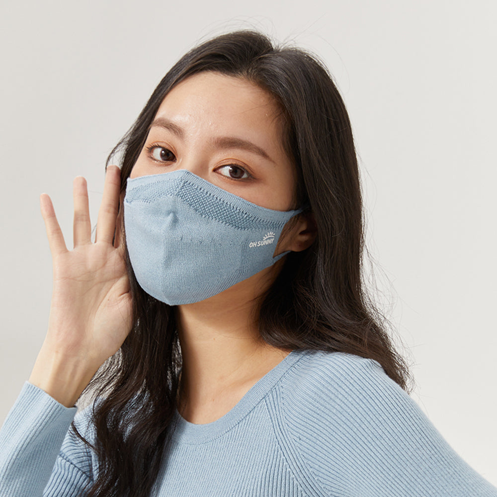 Winter Face Cover Breathable Knitted Soft Reusable Facemask