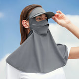 Multi-Function Sun Protection Face Shield with Cap Visor UPF50+