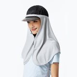 Unisex Sun Protection Hat Drape UPF 50+ Adjustable Neck Flap Face Cover for Baseball Cap