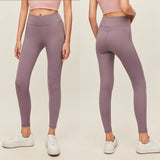 US Stock High Waist Leggings Yoga Pants UPF50+ Fitness Workout Tights