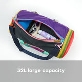 32L Seagull Bucket Bag Vibrant Color-blocked Carrying Bags Versatile Waterproof