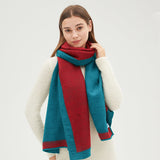 US Stock Winter Warm Scarf Soft Shawl Long Wrap Scarves