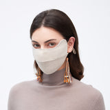Warm Stylish Breathable Face Cover with Colorful Tassel