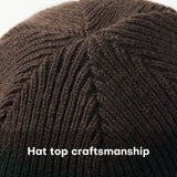 Reversible Warm Beanie Knit Skull Cap Double-Sided Wear Hat