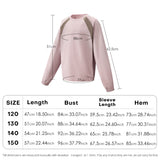 Kid's Long Sleeve Pullover UPF50+ Anti-Chlorine Fabric Loose Casual Tops