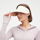 Reversible Straw Visor Hat Roll Up Foldable Double-Sided Sun Protection Cap UPF 2000+
