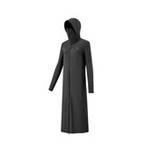 Women's Sun Protection Swimsuit Cover Up Extended Long Hoodie UPF50+ Full Zip Up Dress