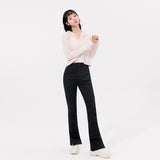 High Waisted Flare Leggings Pants with Tummy Control Bootcut Trousers