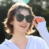 US Stock Sunglasses UV400 Protection Anti Glare Folding Frame with PU Portable Case