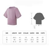 US Stock Women's Crop Tops Short Sleeve T-Shirt UPF50+ Slim Sexy Tee