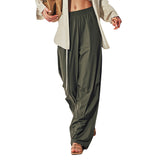 Women's Sun Protection Wide-Leg Pants UPF 400+ Anti-Wrinkle Comfort Trousers