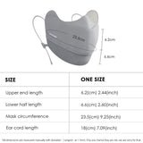 3D Sun Protection Face Mask Breathable UV-Protective UPF 50+