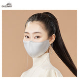 Stylish Winter Warm Face Cover with Chain Facemask for Women