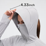 Women's Cropped Sun Protection Jackets UPF50+ Hoodie Tops Coats