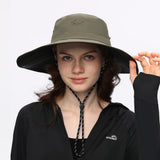 Summer Outdoor Bucket Hat Sun Protection UPF 50+ Fisherman Caps for Men Women