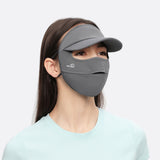 Sun Protection Full Face Mask with Cap Brim UPF 50+ Riding Cover
