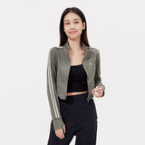 Women's High Waist Coat Sun Protection Long Sleeve Outfits Tops UPF 50+