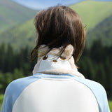 Cute Plush Wrap Neck Warmer Winter Scarf Winter Warm Ski Scarves Collar for Women