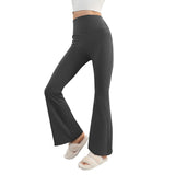 Women's Yoga Pants Flare Leggings with Tummy Control Bootcut Wide Leg Trousers Stretchy  High Waisted Workout Pants