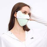 US Stock Sunscreen Face Mask UPF50+ Breathable Anti-UV Cover