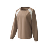 Unisex Long Sleeve Pullover UPF50+ Anti-Chlorine Fabric Loose Casual Tops