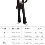 Women's Yoga Pants Flare Leggings with Tummy Control Bootcut Wide Leg Trousers Stretchy  High Waisted Workout Pants