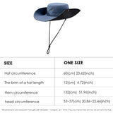 Summer Outdoor Bucket Hat Sun Protection UPF 50+ Fisherman Caps for Men Women