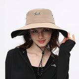 Summer Outdoor Bucket Hat Sun Protection UPF 50+ Fisherman Caps for Men Women