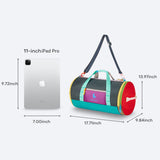 32L Seagull Bucket Bag Vibrant Color-blocked Carrying Bags Versatile Waterproof