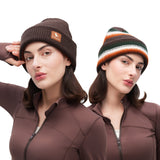 Reversible Warm Beanie Knit Skull Cap Double-Sided Wear Hat