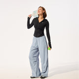 Women's Sun Protection Wide-Leg Pants UPF 400+ Anti-Wrinkle Comfort Trousers