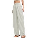 Sun Protection Wide-Leg Pants – UPF 2000+ Cooling Linen-Blend Fabric