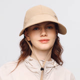 US Stock Wide Brim Baseball Cap with Removeable Face Cover UPF 50+
