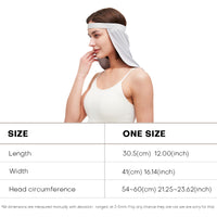 Anti-UV Neck Shade UPF 50+ Sun Protection Hat Drape Adjustable Neck Protector Unisex Face Covering