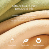 US Stock Women's Winter Sheep Wool Heated Beret Hat