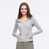 Women's Slim Jacket UPF 50+ Long Sleeve Sun Protection Hoodie Coat Cooling Tops