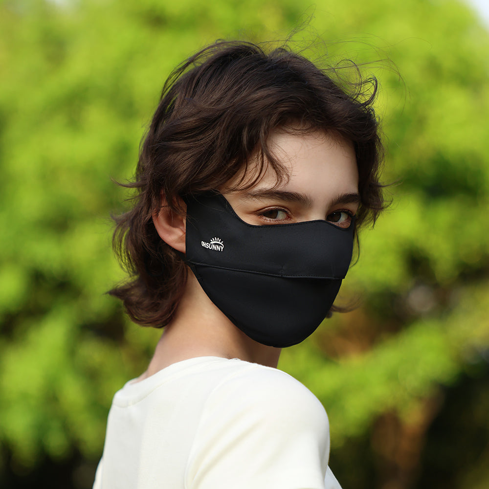 Anti-UV Face Mask with Canthus Protection UPF 50+ Breathable Face Cover