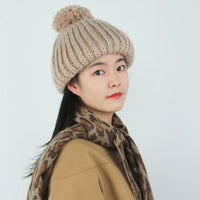 US Stock 2 Packs Warm Soft Knitted Beanie Cap for Women Men