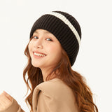 US Stock Women's Winter Heated Knit Hat