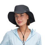 Sun Protection Bucket Hat UPF 50+ Lightweight & Breathable for Outdoor