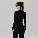 US Stock Skiing Thermal Underwear Set for Women Seamless Warm Base Layer Top & Bottom