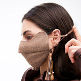 Warm Stylish Breathable Face Cover with Colorful Tassel