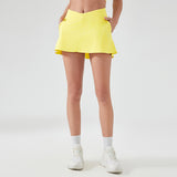 US Stock Tennis Golf Skirt with Pockets Women's A Line Crossover Athletic Skort