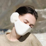 US Stock Women's Warm Mask Balaclava Face Cover with Earmuffs