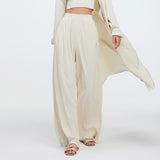 Women's Loose Pants Oversize Wide Leg Trousers UPF50+ Vacation Outfits