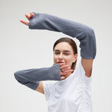 Women's Loose Fit Sun Arm Sleeves UPF50+ Anti-UV Arm Guards for Outdoor Activities