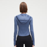 Women's Slim-Fit UPF50+ Sun Protection Hoodie Full-Coverage Jacket Coolchill Fabric, Lightweight