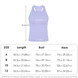 US Stock Women's Workout Tank Tops Sleeveless Racerback Athletic Yoga Shirts
