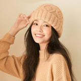 US Stock Women's Winter Heated Knit Hat